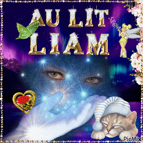 Au lit Liam - Бесплатный анимированный гифка