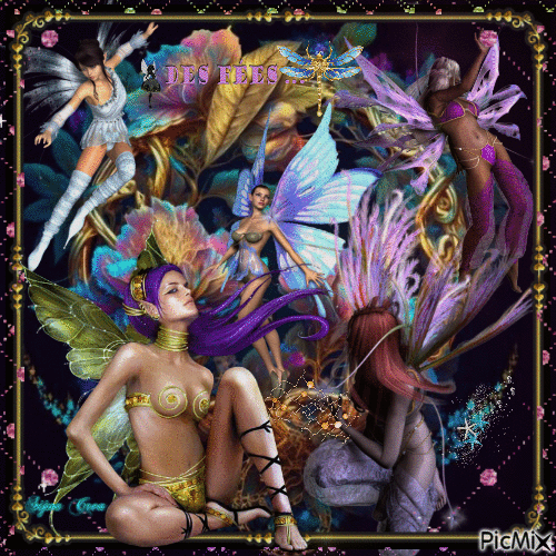 my fantasy with fairies - 免费动画 GIF