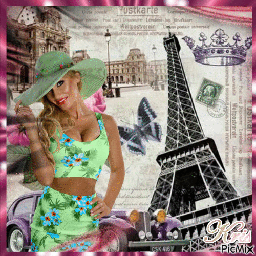 Paris chic - Bezmaksas animēts GIF
