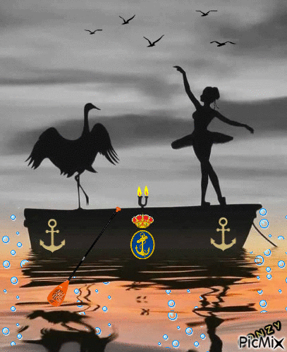 Ballet en barca - Besplatni animirani GIF