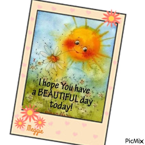 wish you a beautiful day - PNG gratuit