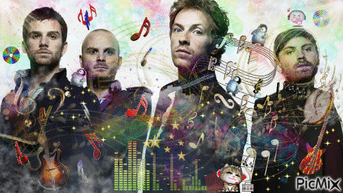 Coldplay - Безплатен анимиран GIF