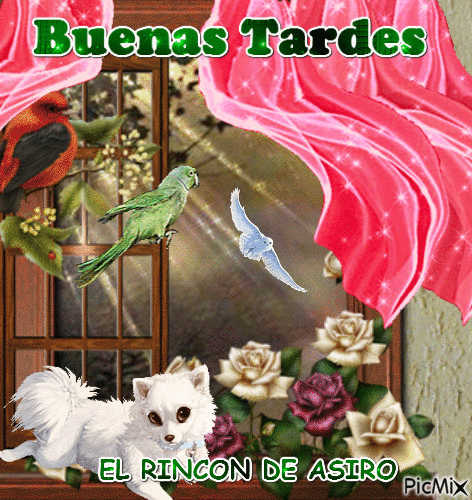 BUENAS TARDES - Безплатен анимиран GIF