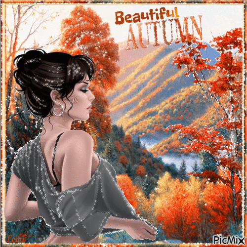 Beautiful Autumn. - Бесплатни анимирани ГИФ