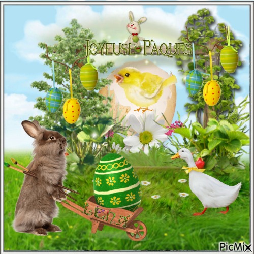 JOYEUSES PAQUES - 免费PNG