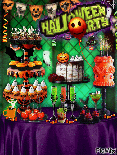 Halloween  Party - Бесплатни анимирани ГИФ