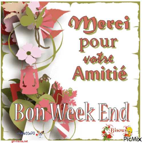 Bon week-end-24/03/2023 - Animovaný GIF zadarmo