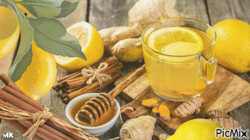 Miel, canela y limón - Gratis geanimeerde GIF