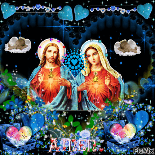 JESUS AND MARY - Ücretsiz animasyonlu GIF