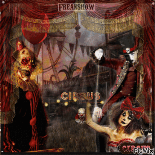 Circus of the dead - Free animated GIF
