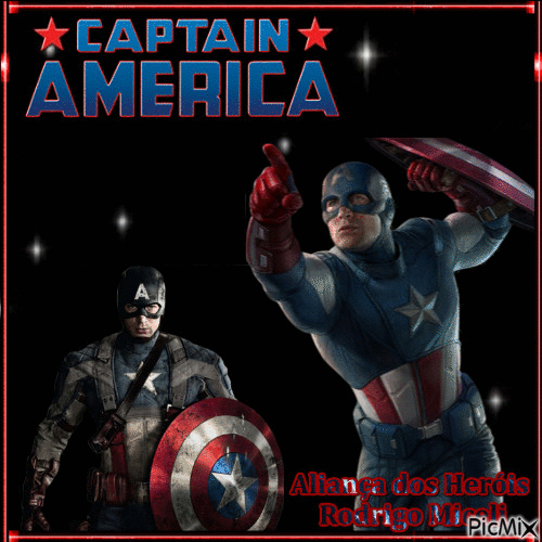 Captain America - Безплатен анимиран GIF