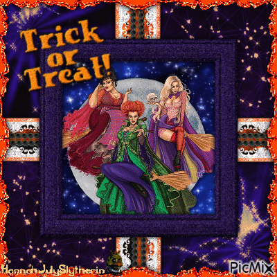 {#}Trick or Treat with the Sanderson Sisters{#} - Bezmaksas animēts GIF