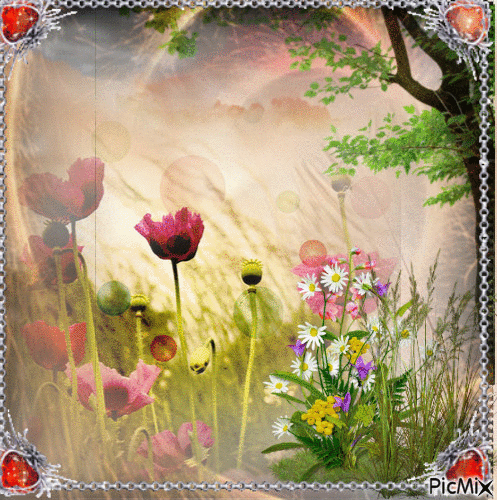 les fleurs - Ingyenes animált GIF
