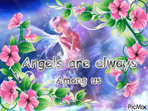 Angels among us - Free animated GIF
