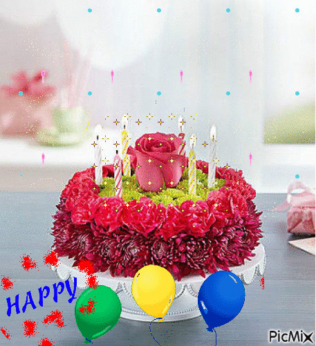 Happy birthday - Безплатен анимиран GIF