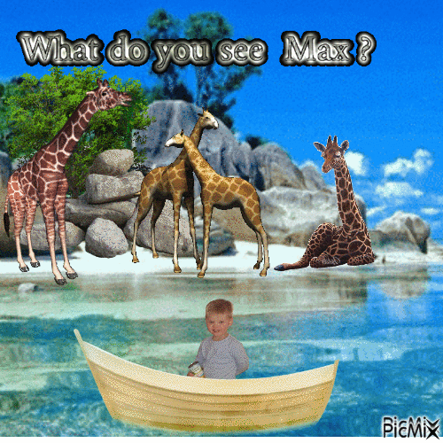 max giraffe - GIF animado grátis