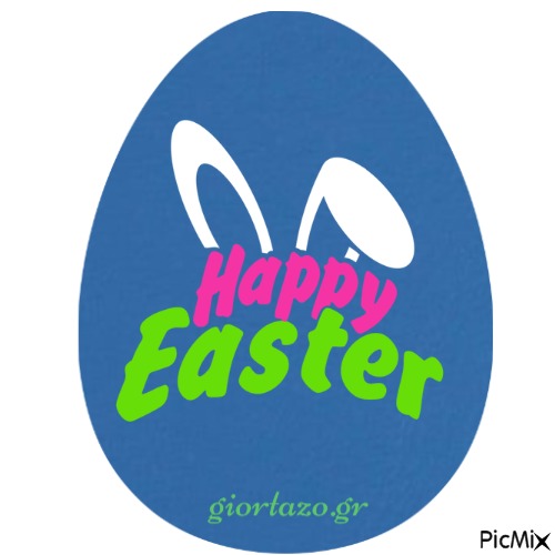 Happy Easter - PNG gratuit
