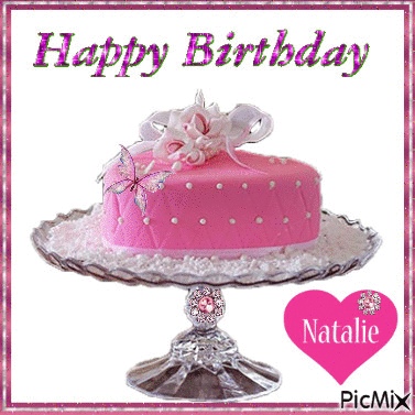 Natalie Birthday - GIF animado gratis