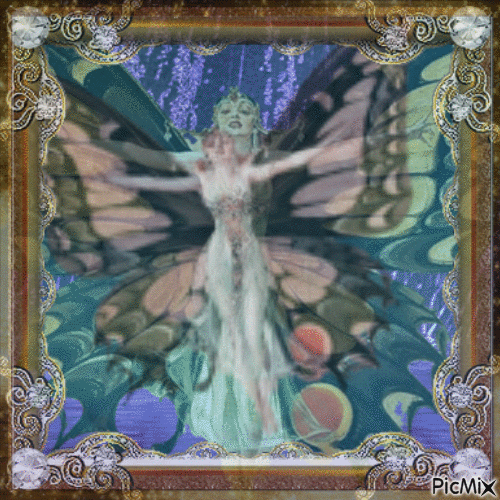 Flying fairy - Darmowy animowany GIF