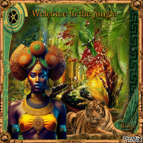 Welcome to the jungle... - GIF animado grátis