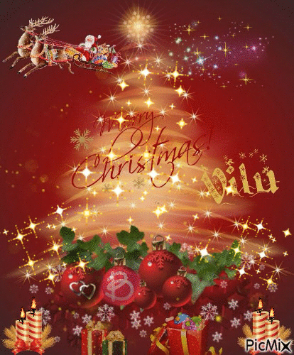 Natal Iluminado - GIF animé gratuit