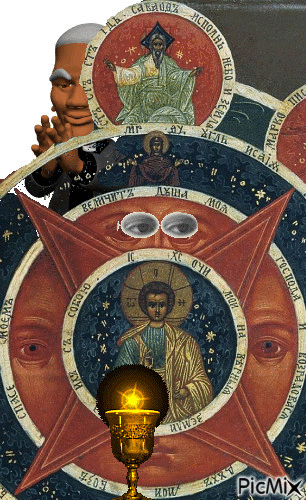 Icono bizantino - Gratis animeret GIF