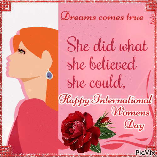 8. March. Happy Womens Day 18 - Bezmaksas animēts GIF