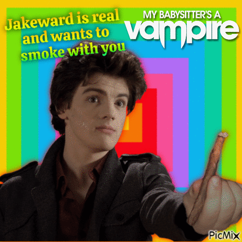 Jakeward is real and wants to smoke with u x2 - Free animated GIF