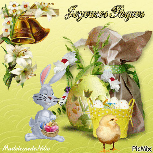 joyeuses Pâques - Ücretsiz animasyonlu GIF