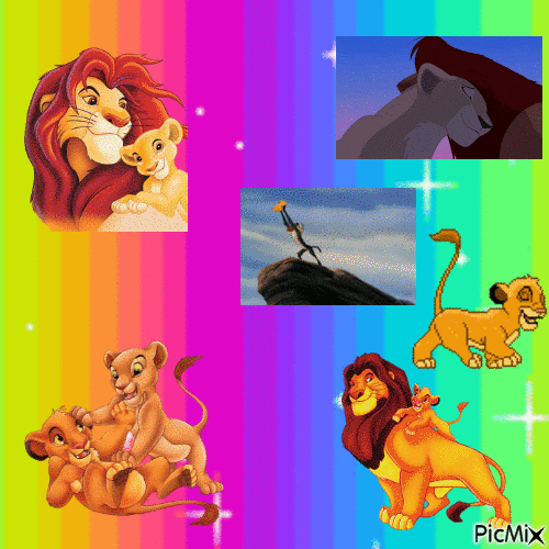 il re leòne - Darmowy animowany GIF