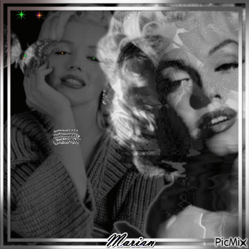 Marilyn M - GIF animé gratuit