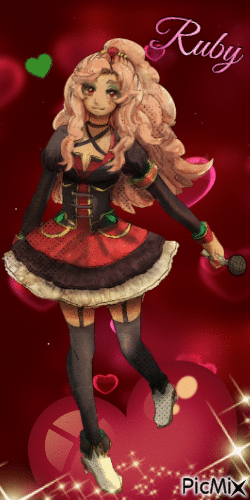 vocaloid ruby idol ver. - Free animated GIF