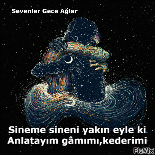 sevenler gece ağlar - Бесплатный анимированный гифка