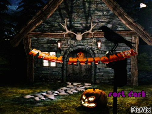Happy halloween - GIF animate gratis