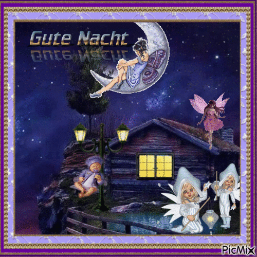 gute Nacht - Gratis animerad GIF