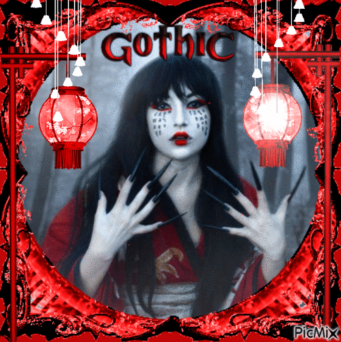 Asian Gothic - GIF animasi gratis