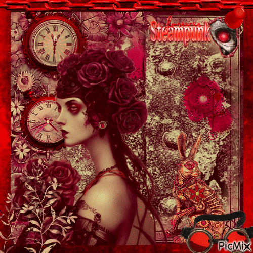 Rojo steampunk - Δωρεάν κινούμενο GIF