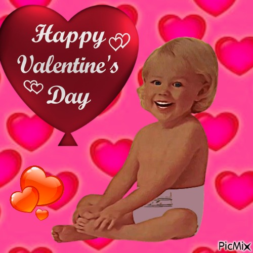 Valentine's Day baby - Free PNG