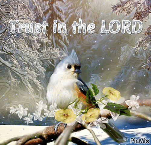Trust in the Lord - GIF animé gratuit
