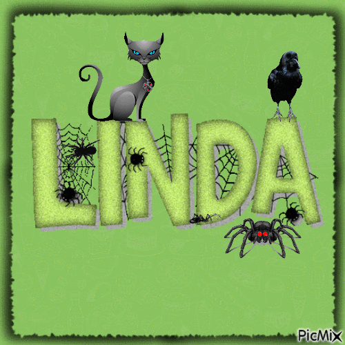 Name. Linda - GIF animasi gratis