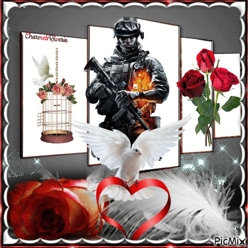 Soldat de la paix - Бесплатни анимирани ГИФ