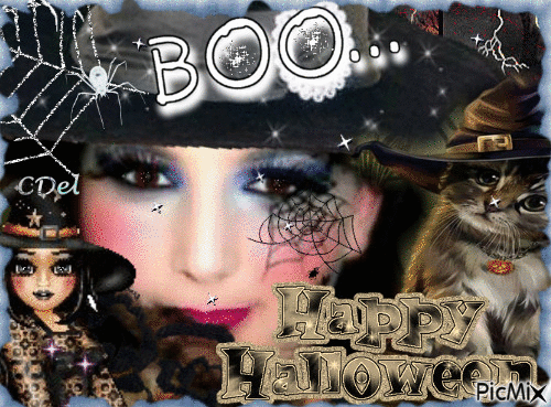 Bon Halloween à tous...Booo!! - Free animated GIF