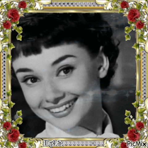 Audrey Hepburn - GIF animado gratis