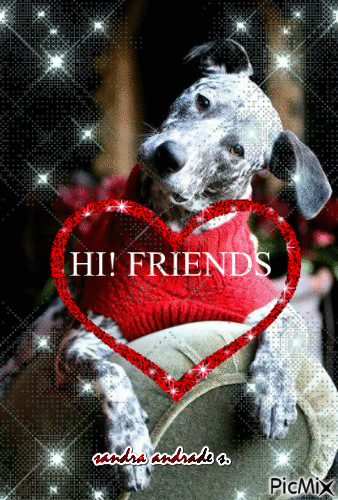 hello friends - GIF animasi gratis