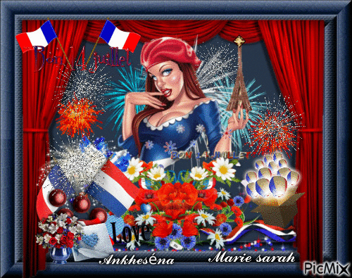 vive le 14 juillet.... - Free animated GIF