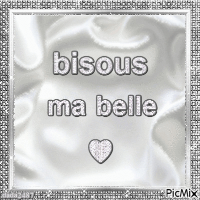 bisous ma belle - Δωρεάν κινούμενο GIF