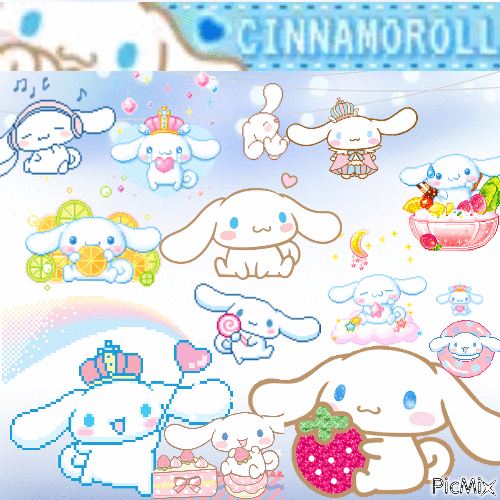 Cinnamoroll - Nemokamas animacinis gif