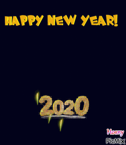 happy new year - Безплатен анимиран GIF
