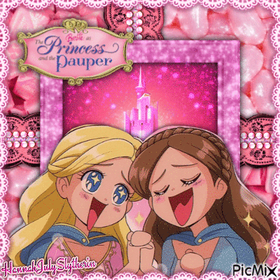 {♥}Barbie Princess & The Pauper Anime{♥} - Free animated GIF