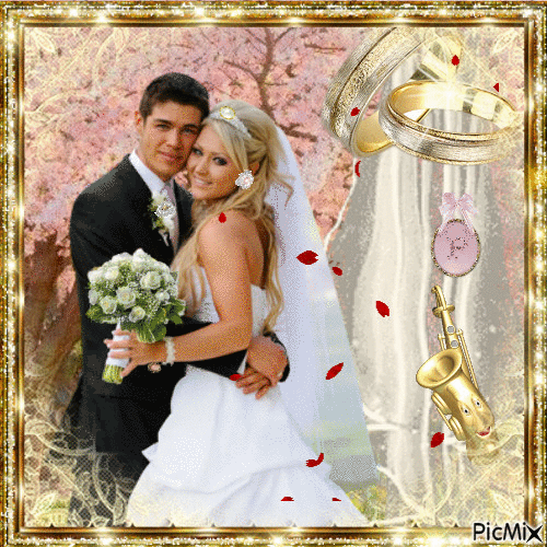 Spring wedding - Ingyenes animált GIF